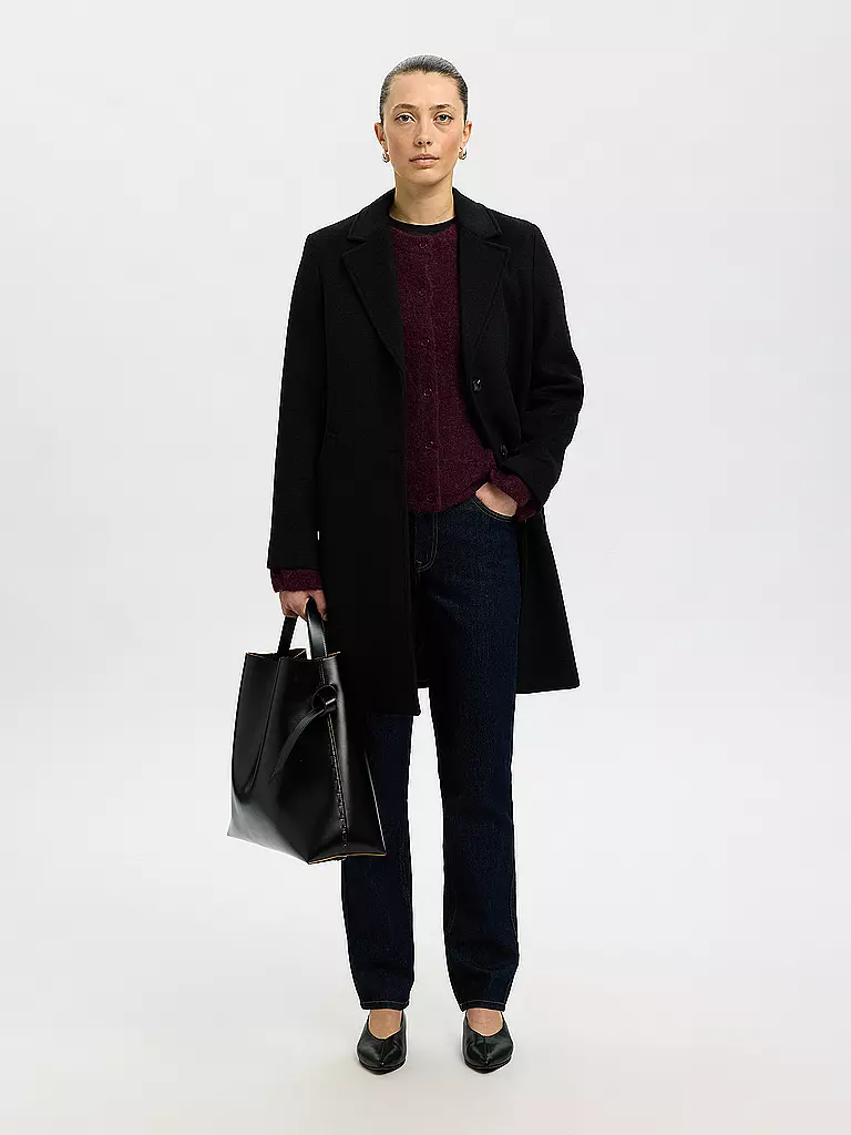SELECTED FEMME | Cardigan SLFLULU | dunkelrot
