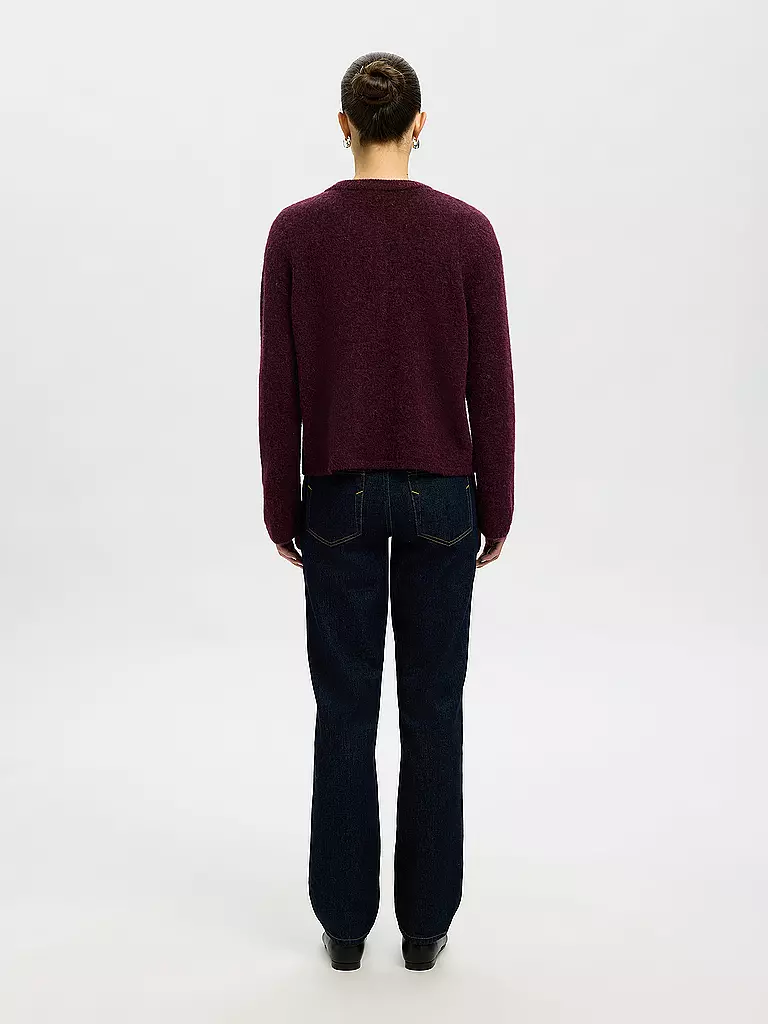 SELECTED FEMME | Cardigan SLFLULU | dunkelrot