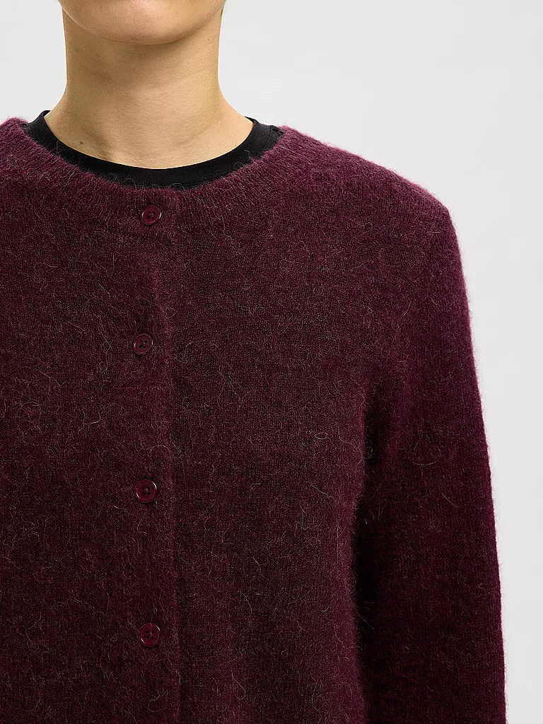 SELECTED FEMME | Cardigan SLFLULU | dunkelrot
