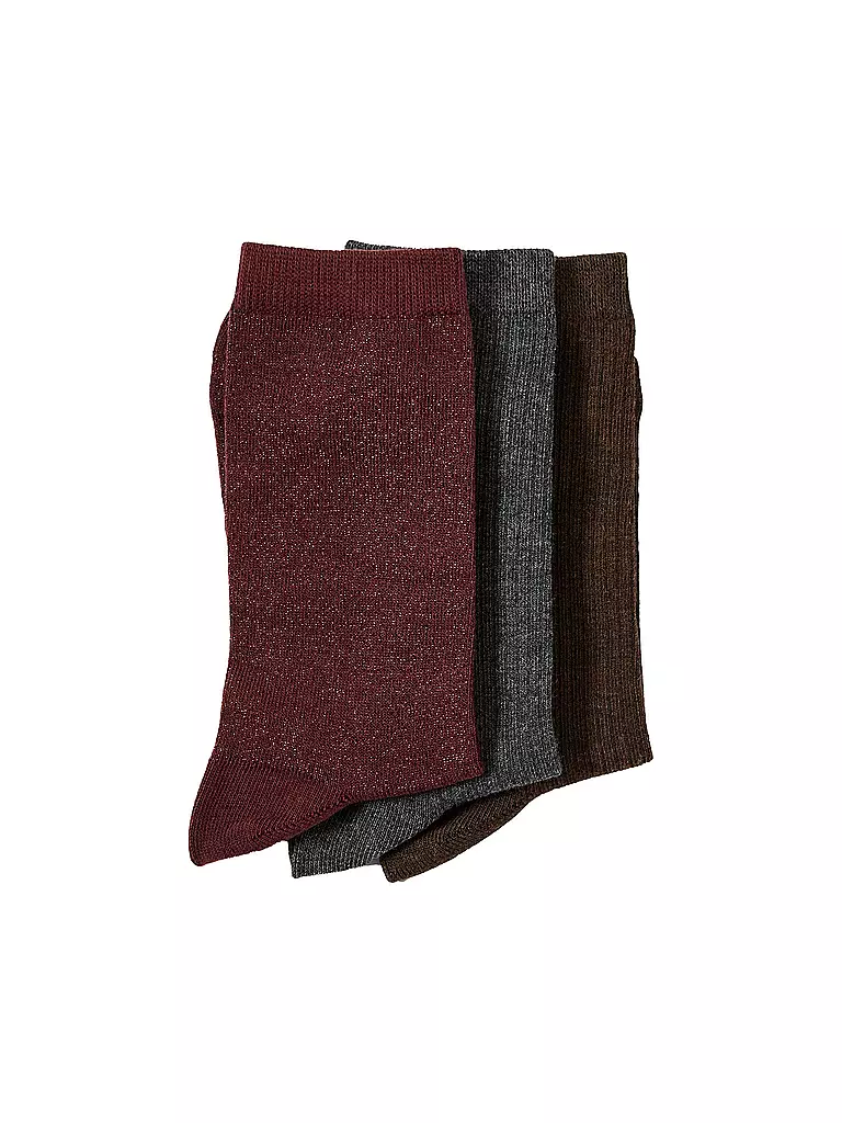 SELECTED FEMME | Chaussettes SLFESTHER, lot de 3 fig. | 