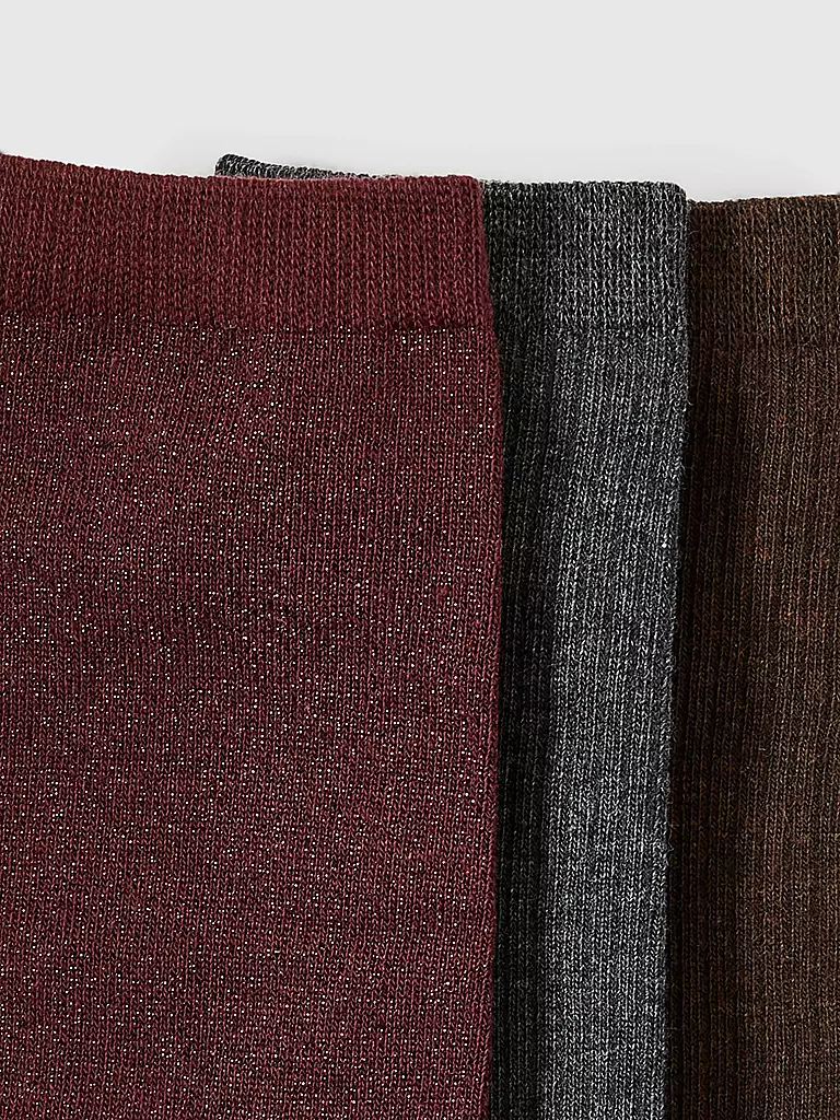 SELECTED FEMME | Chaussettes SLFESTHER, lot de 3 fig. | 