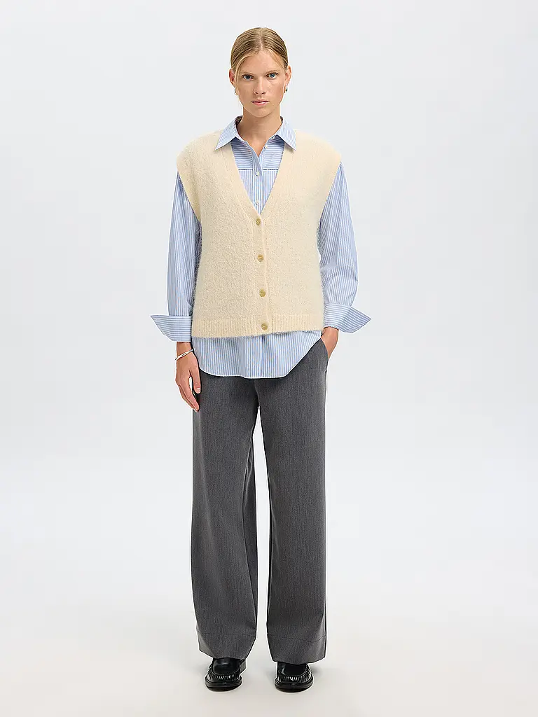SELECTED FEMME | Gilet SLFGABELLA | Crème
