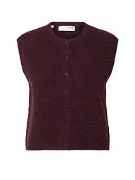 SELECTED FEMME | Gilet SLFLULU | Rouge foncé