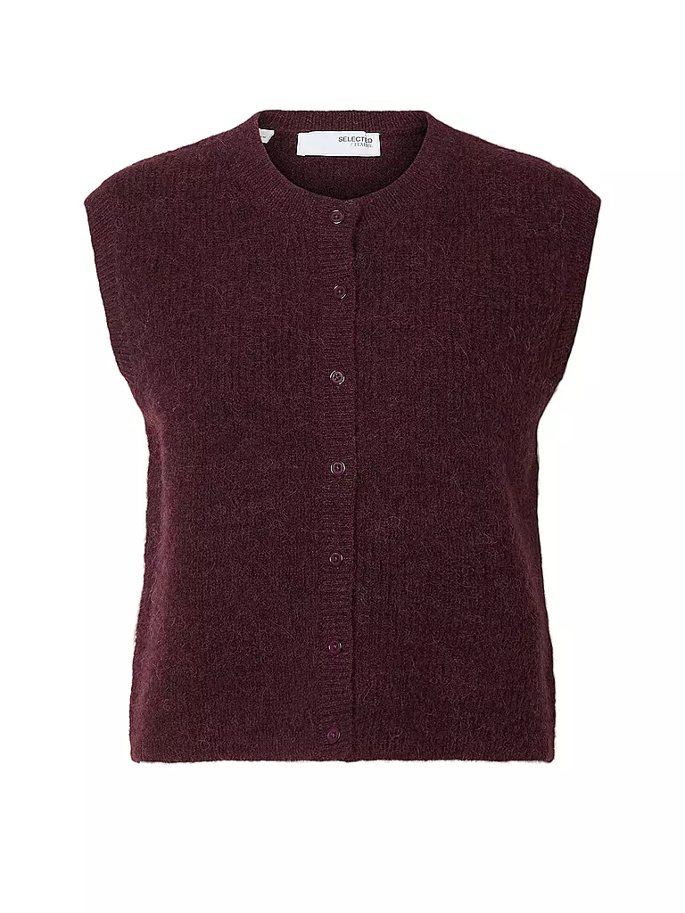 SELECTED FEMME | Gilet SLFLULU | Rouge foncé