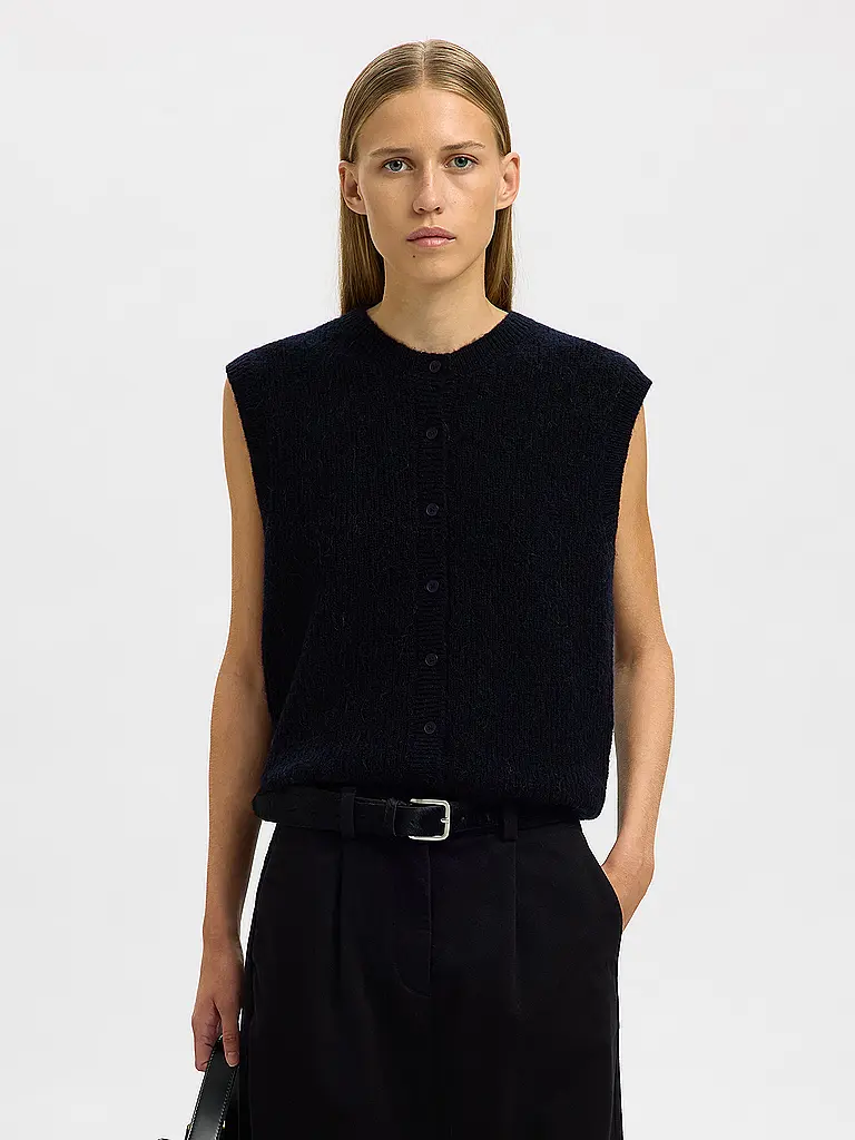 SELECTED FEMME | Gilet SLFLULU | Bleu foncé