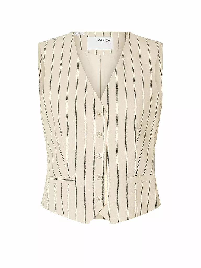 SELECTED FEMME | Gilet SLFTANIA-HILDA | Crème