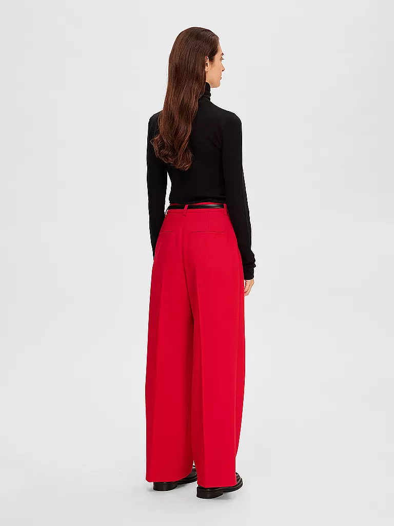 SELECTED FEMME | Highwaist Businesshose  SLFELIANA-MAGGIE | Rouge