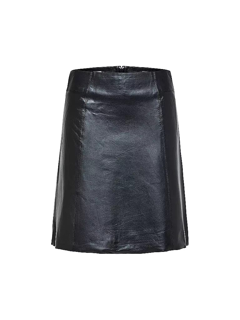 SELECTED FEMME | Jupe en cuir | Noir