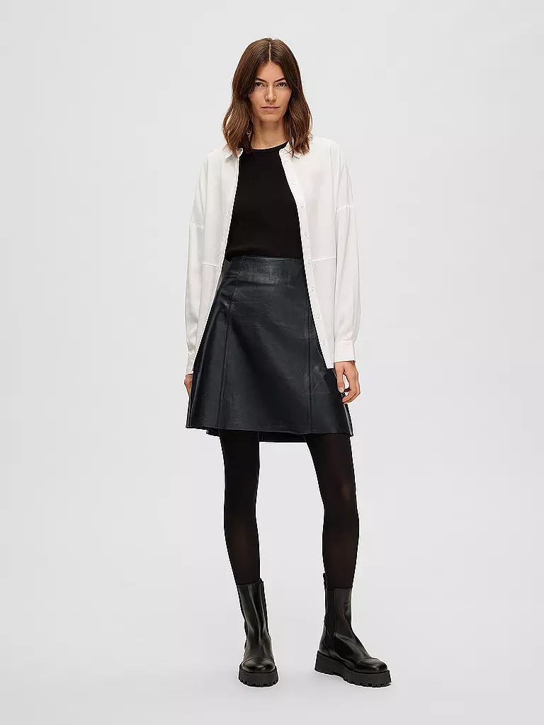 SELECTED FEMME | Jupe en cuir | 