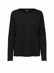 SELECTED FEMME | Langarmshirt " SLFSTANDARD " | Noir