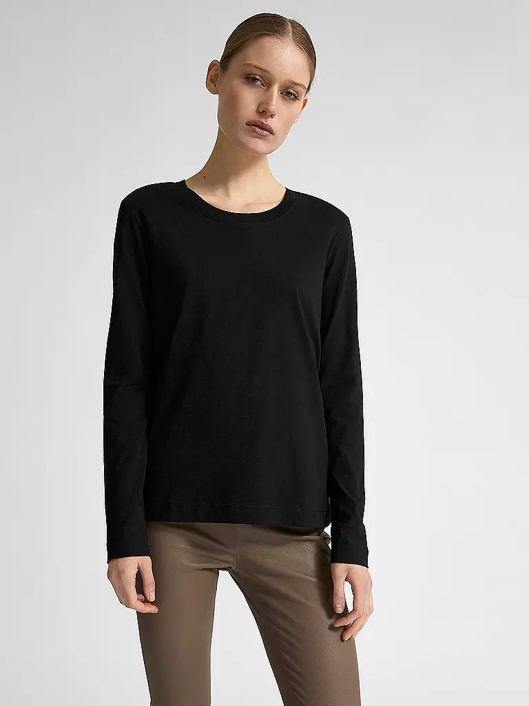 SELECTED FEMME | Langarmshirt " SLFSTANDARD " | Noir
