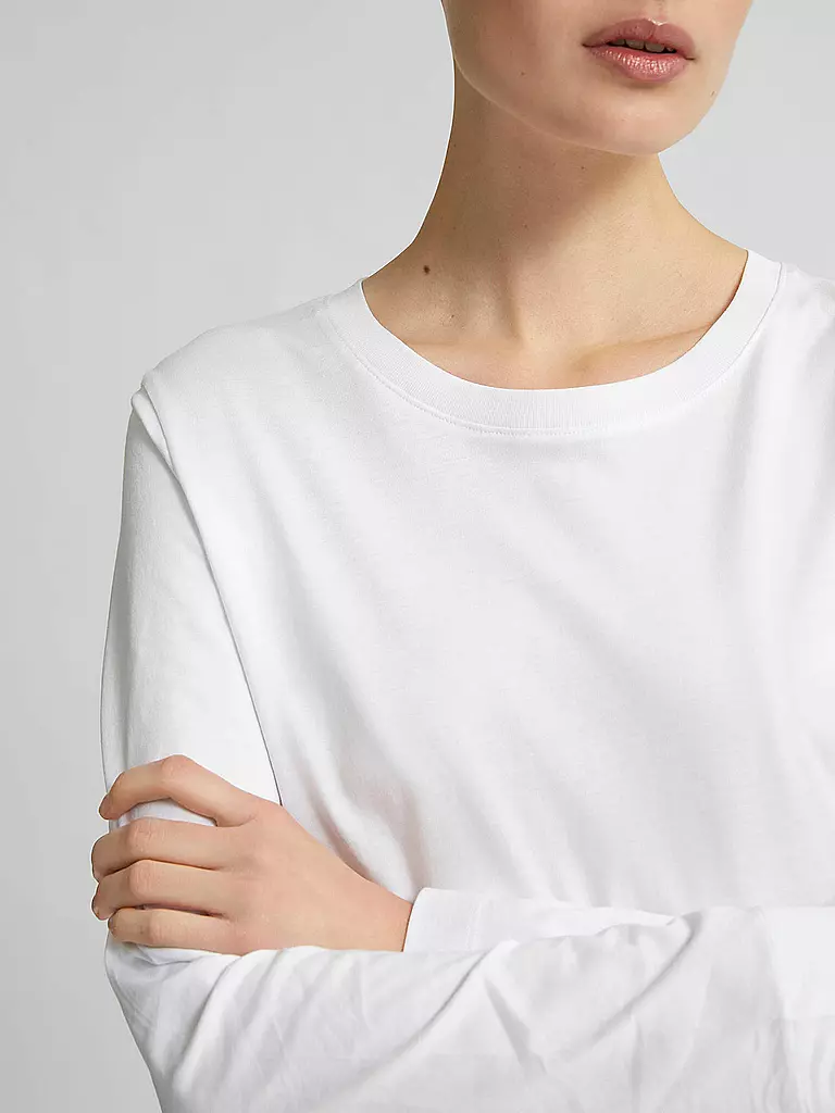 SELECTED FEMME | Langarmshirt " SLFSTANDARD " | Blanc