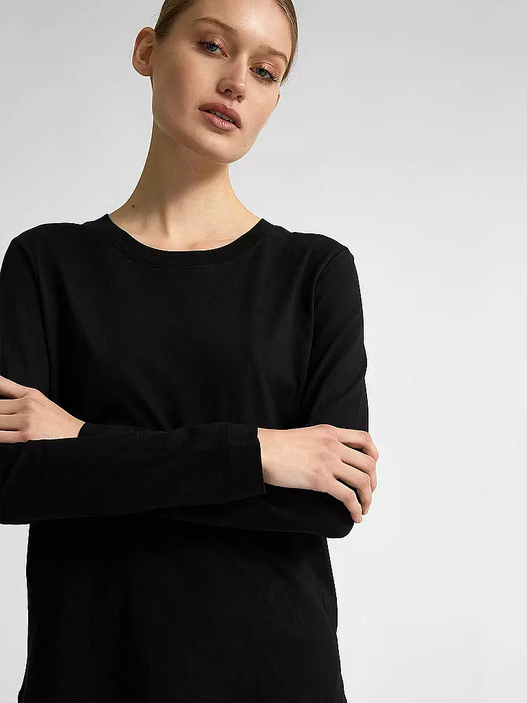 SELECTED FEMME | Langarmshirt " SLFSTANDARD " | Noir