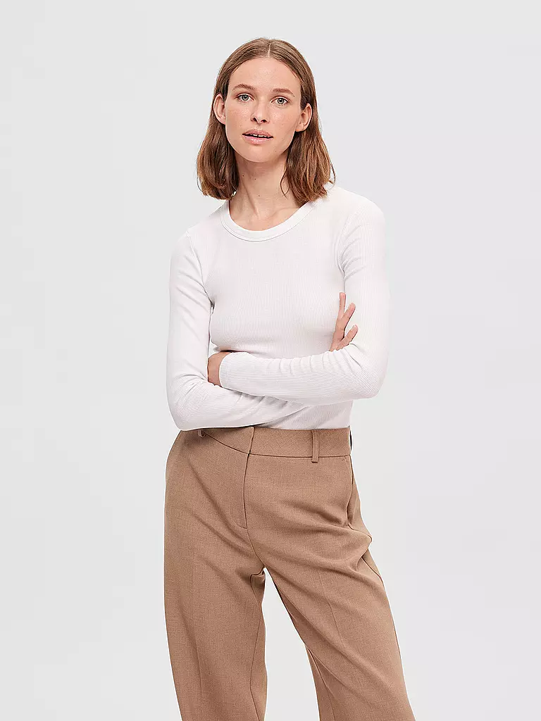 SELECTED FEMME | Langarmshirt SLFDIANNA | weiss