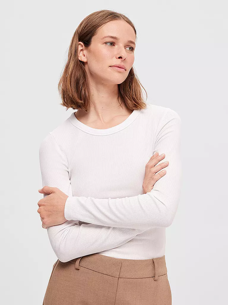SELECTED FEMME | Langarmshirt SLFDIANNA | weiss