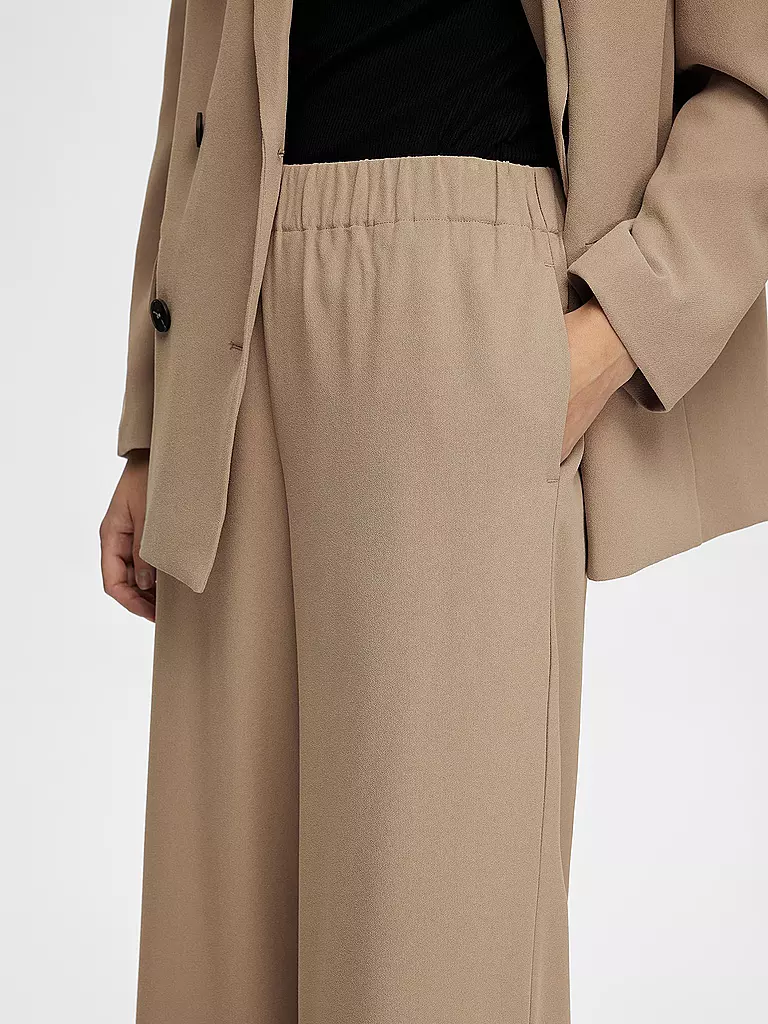 SELECTED FEMME | Marlenehose Relaxed Fit SLFTINNI | Beige