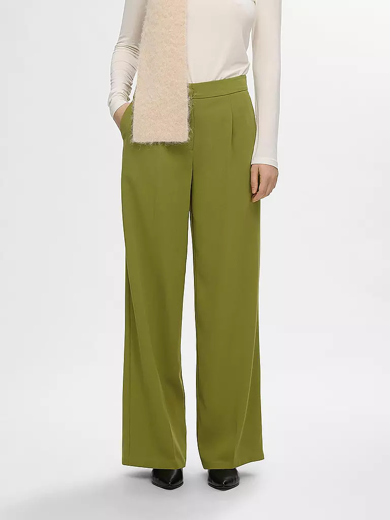 SELECTED FEMME | Marlenehose SLFTINNI | Olive