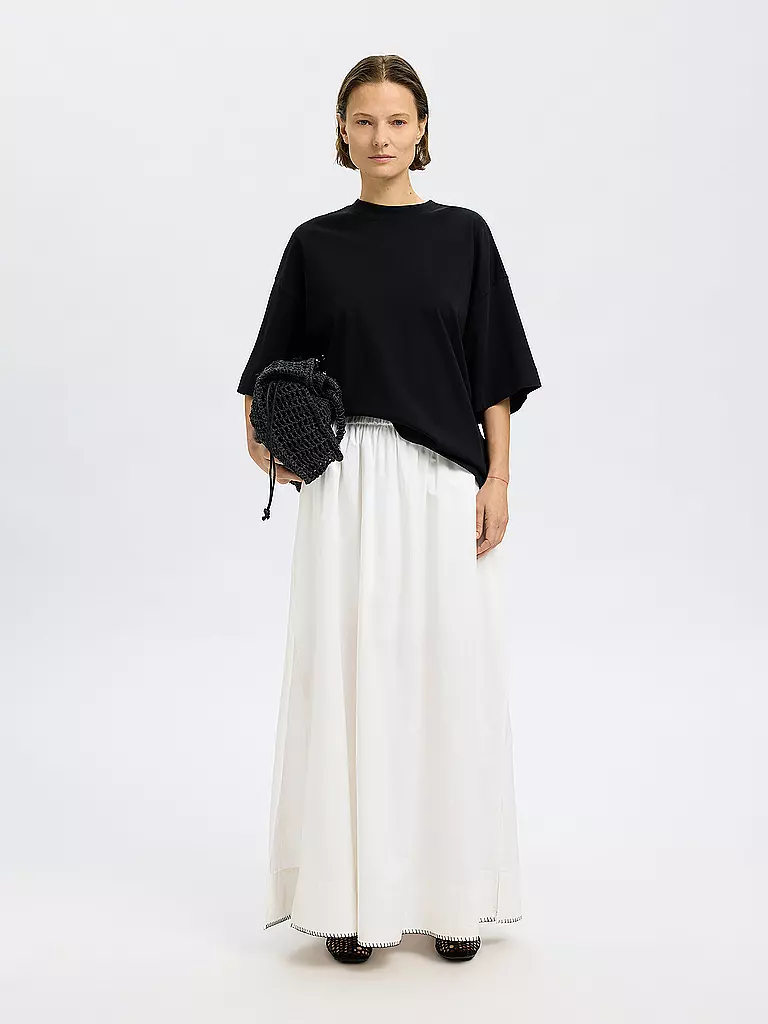 SELECTED FEMME | Midi-jupe SLFFIA | weiss