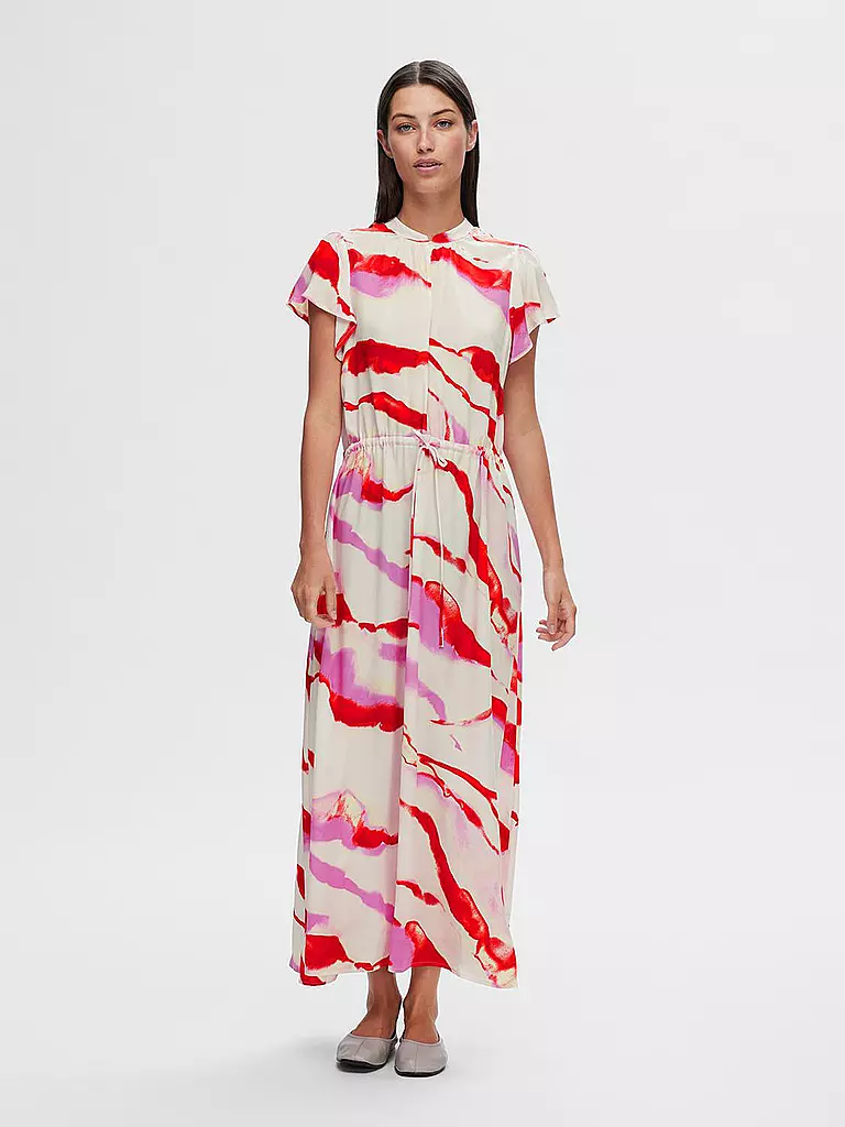 SELECTED FEMME | Midikleid SLFMARINE | Rose vif