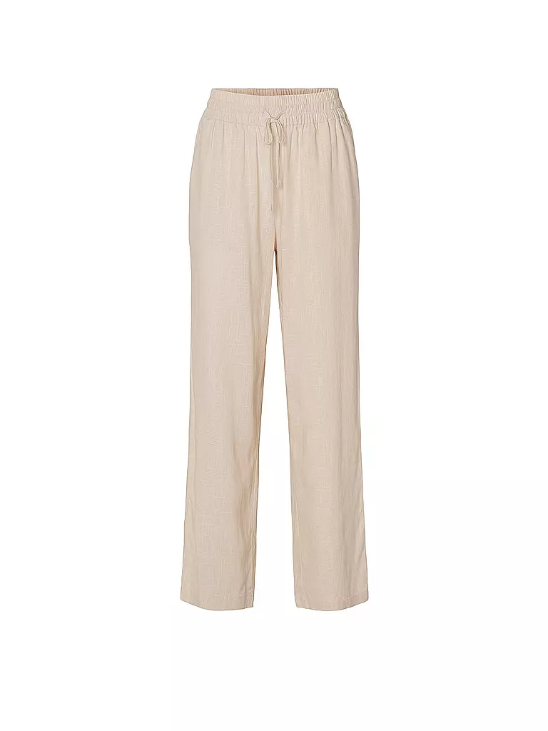 SELECTED FEMME | Pantalon en lin coupe jogging SLFVIVA-GULIA | beige