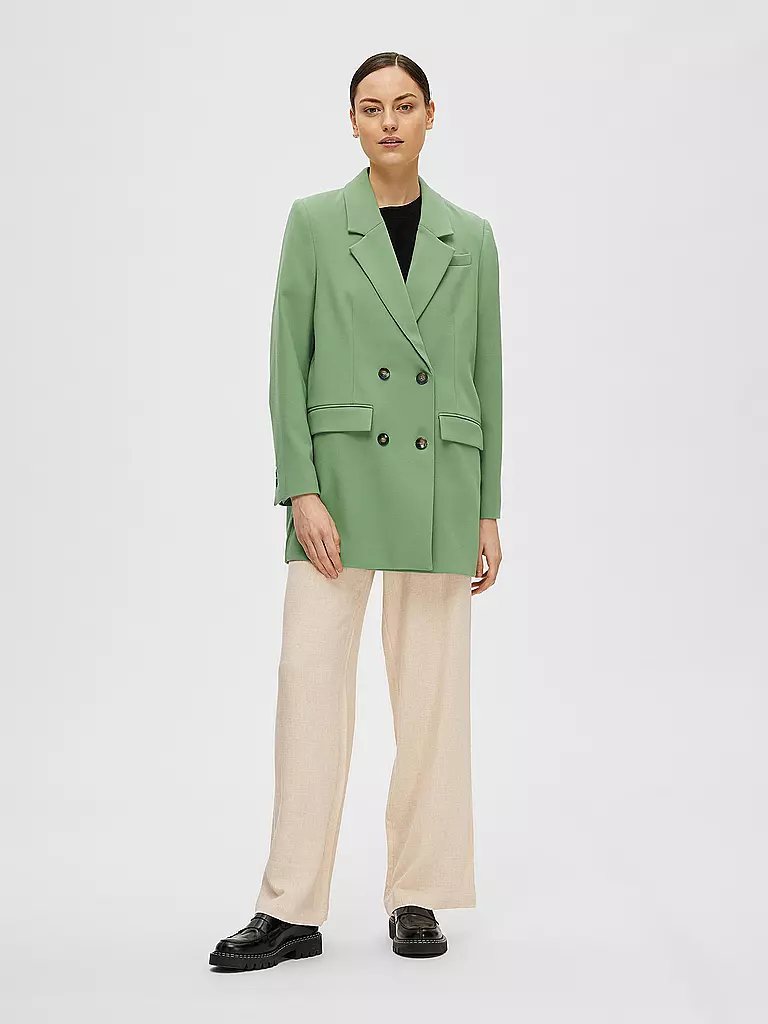 SELECTED FEMME | Pantalon en lin coupe jogging SLFVIVA-GULIA | beige