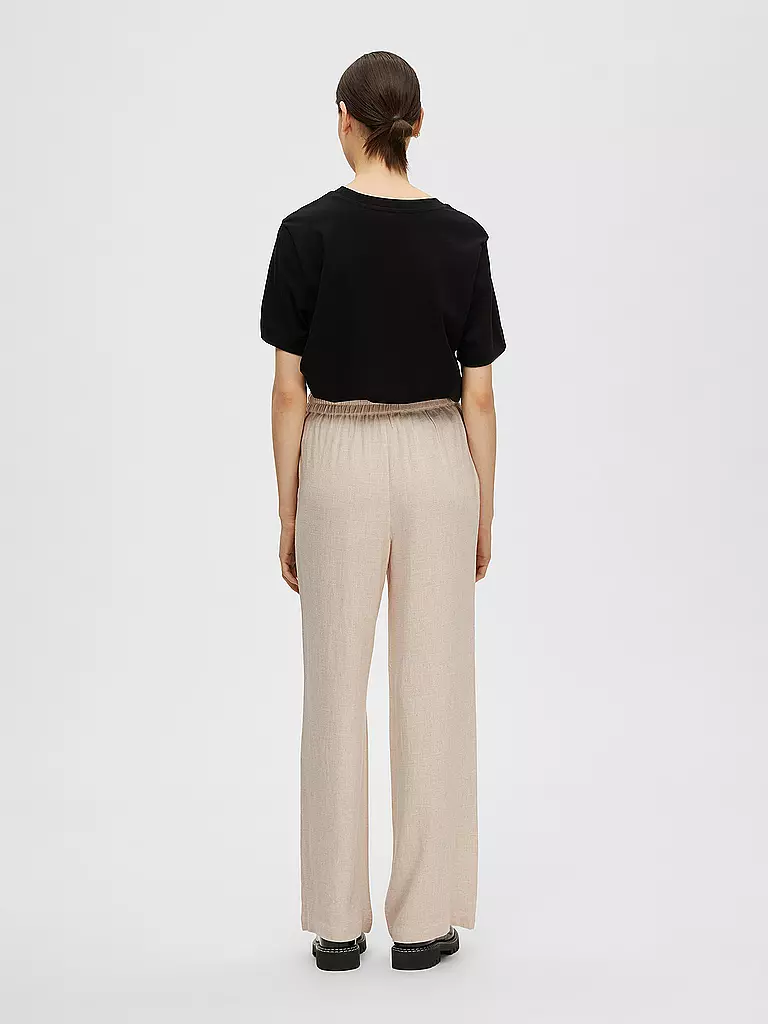SELECTED FEMME | Pantalon en lin coupe jogging SLFVIVA-GULIA | 