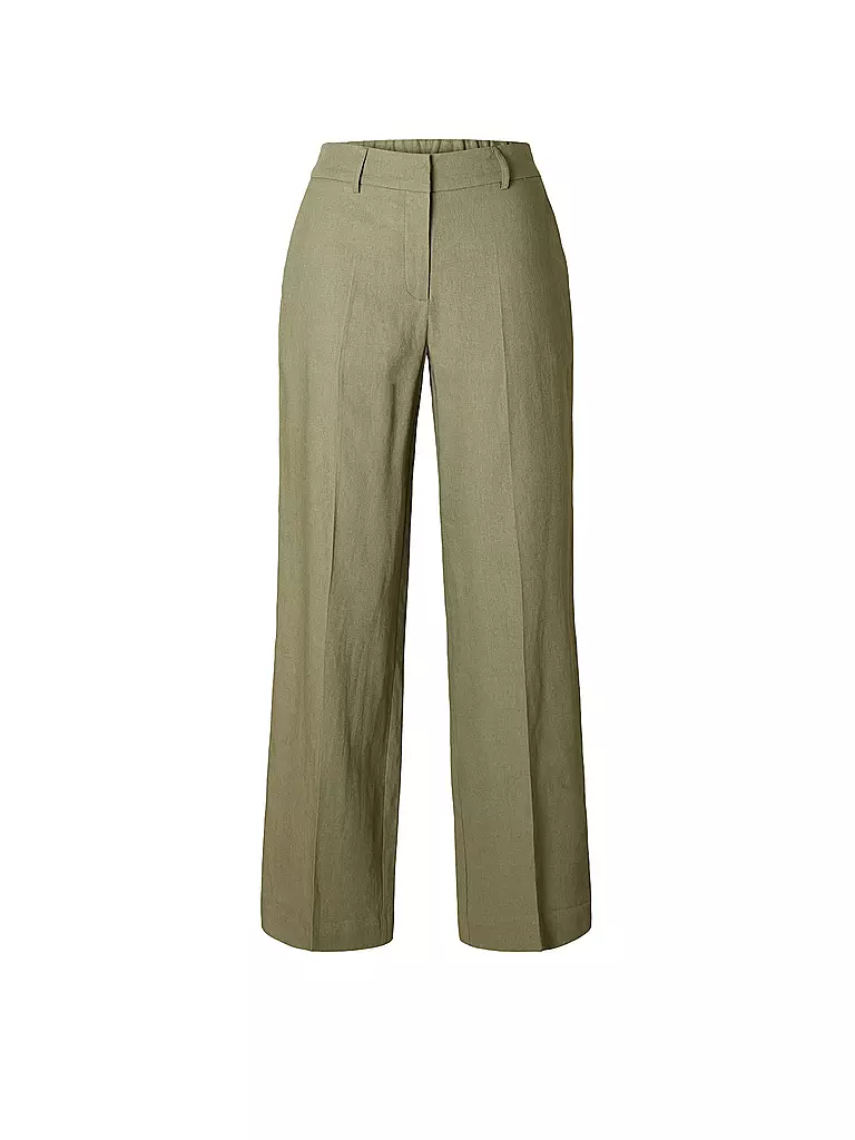 SELECTED FEMME | Pantalon en lin SLFTANIA-RITA | olive