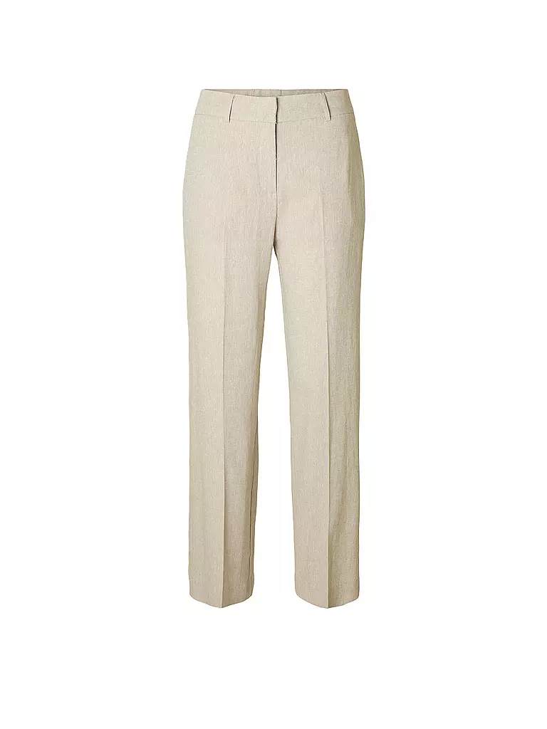 SELECTED FEMME | Pantalon en lin SLFTANIA-RITA | beige