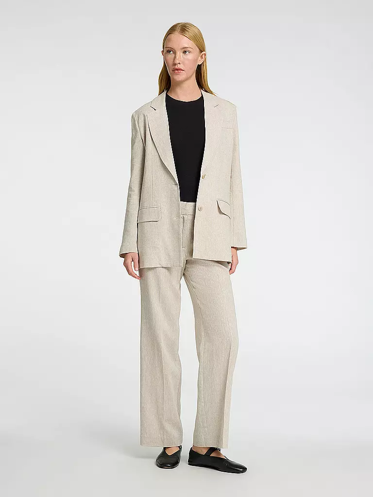SELECTED FEMME | Pantalon en lin SLFTANIA-RITA | beige