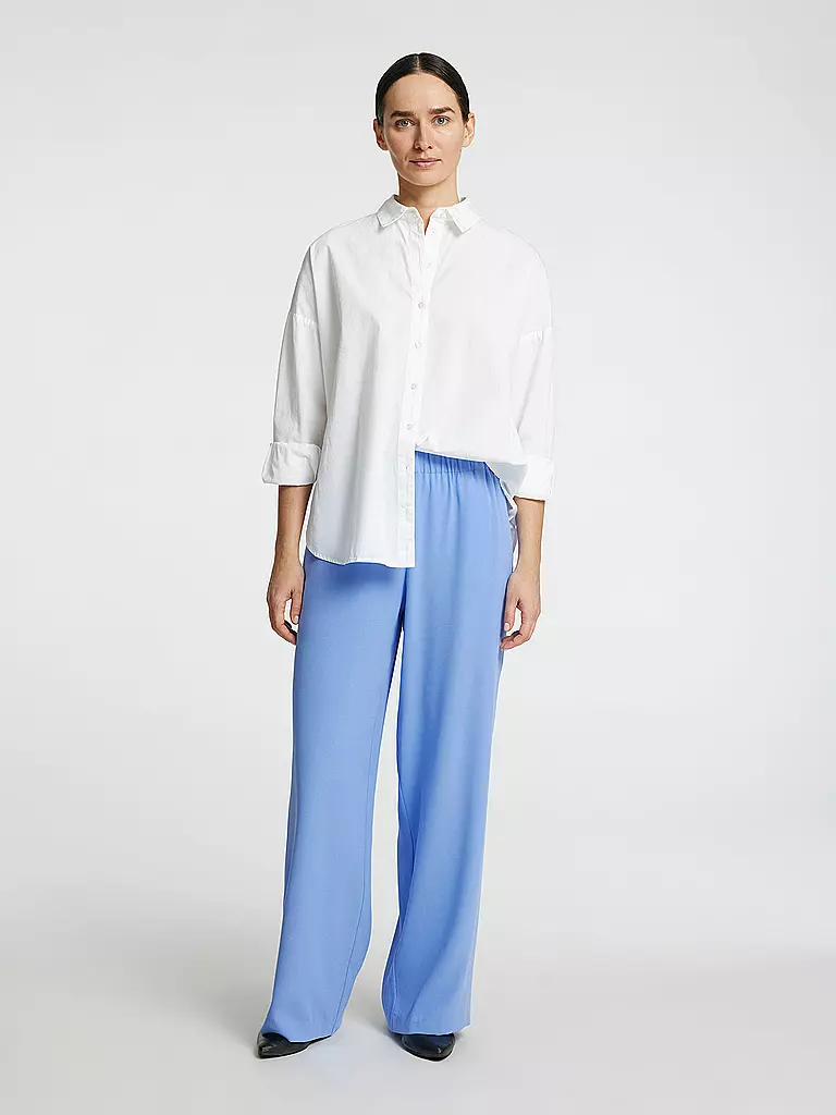 SELECTED FEMME | Pantalon Marlene Jambe Large SLFTINNI | Bleu clair