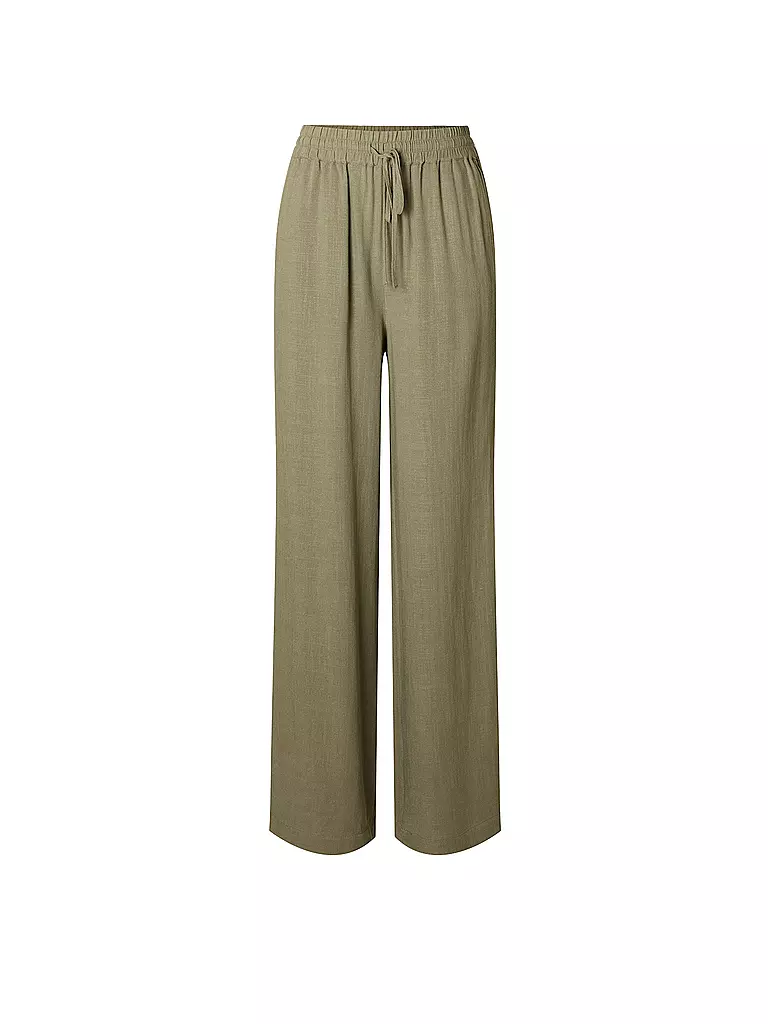 SELECTED FEMME | Pantalon Marlene Jambe Large SLFVIVA-GULIA | olive