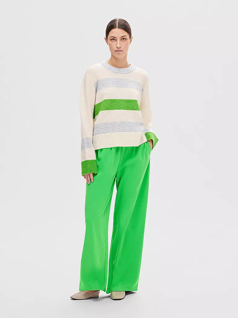 SELECTED FEMME | Pantalon Marlene SLFTINNI Coupe décontractée | Vert