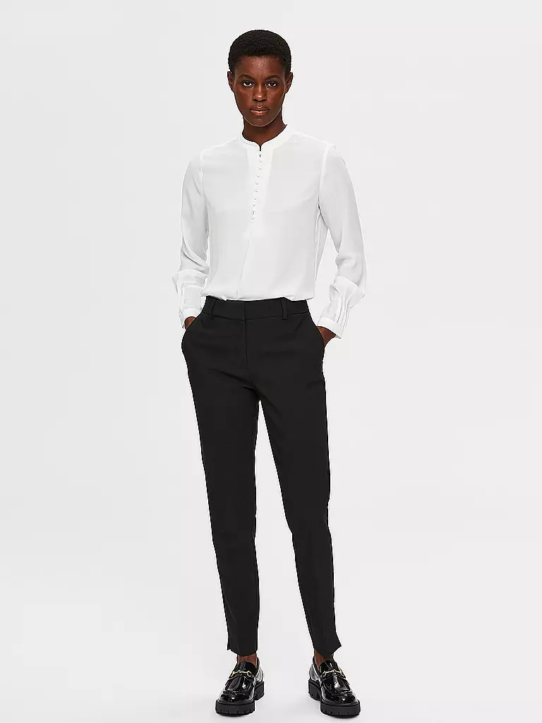 SELECTED FEMME | Pantalon Slim Fit | schwarz
