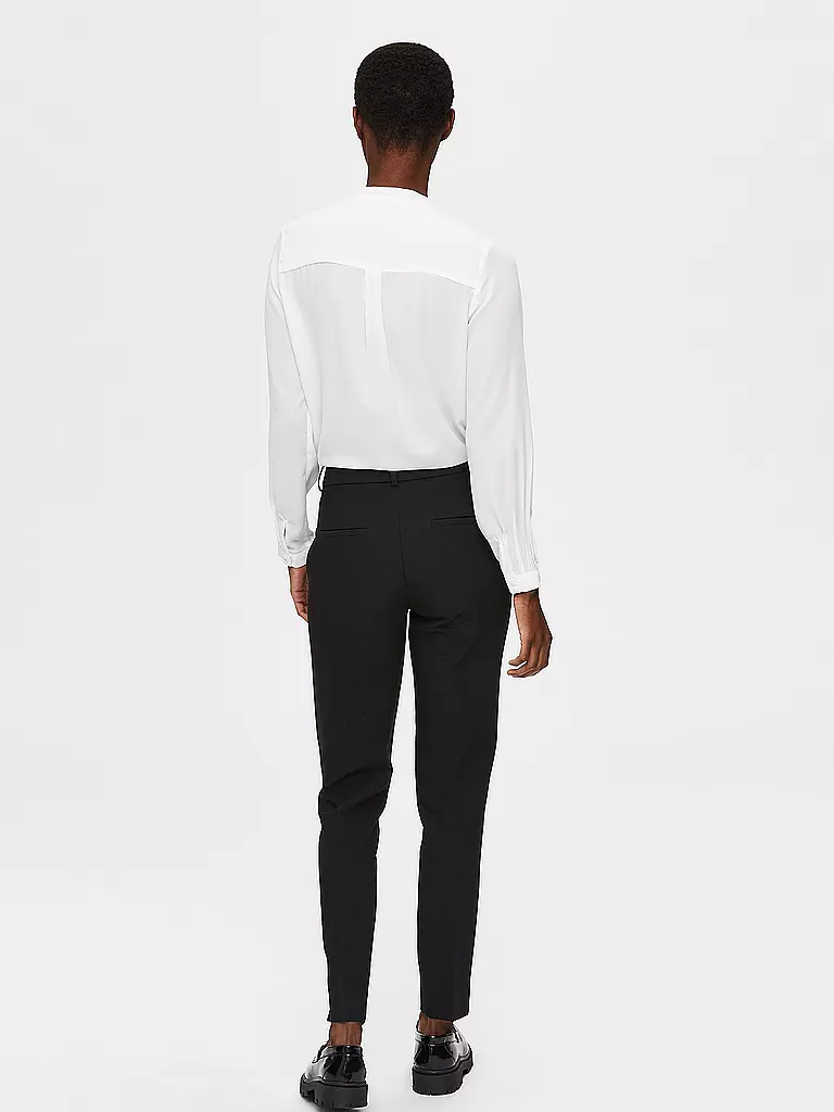 SELECTED FEMME | Pantalon Slim Fit | schwarz