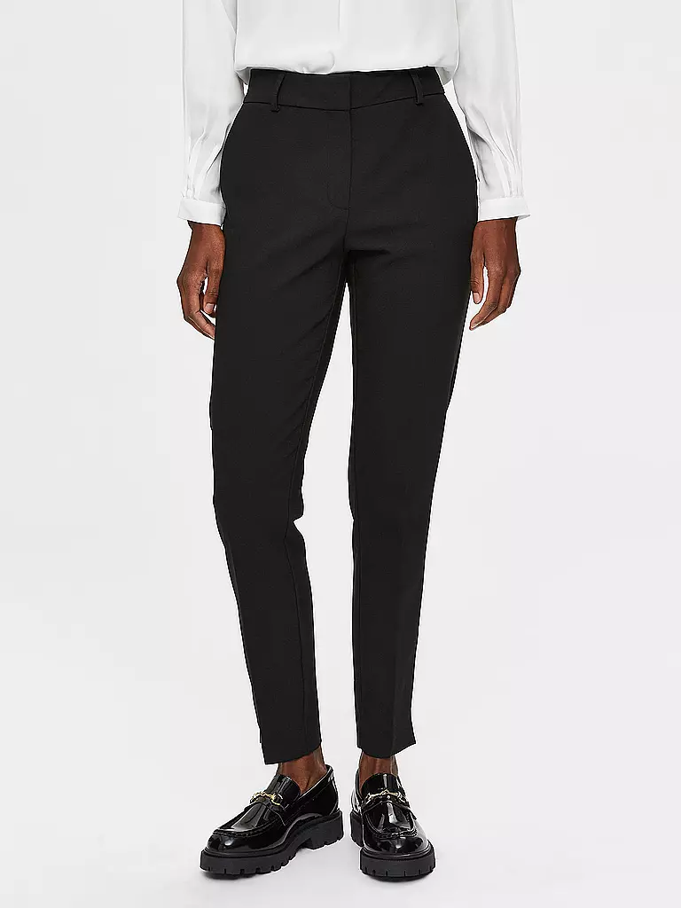 SELECTED FEMME | Pantalon Slim Fit | schwarz