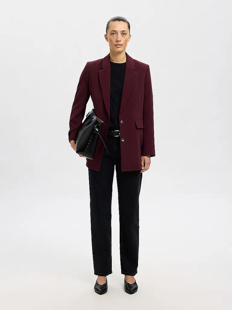 SELECTED FEMME | Produktname: Blazer SLFRITA | Rouge foncé