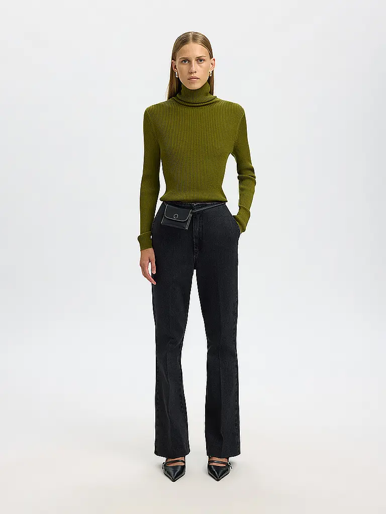 SELECTED FEMME | Pull à col roulé SLFTHEA | Olive