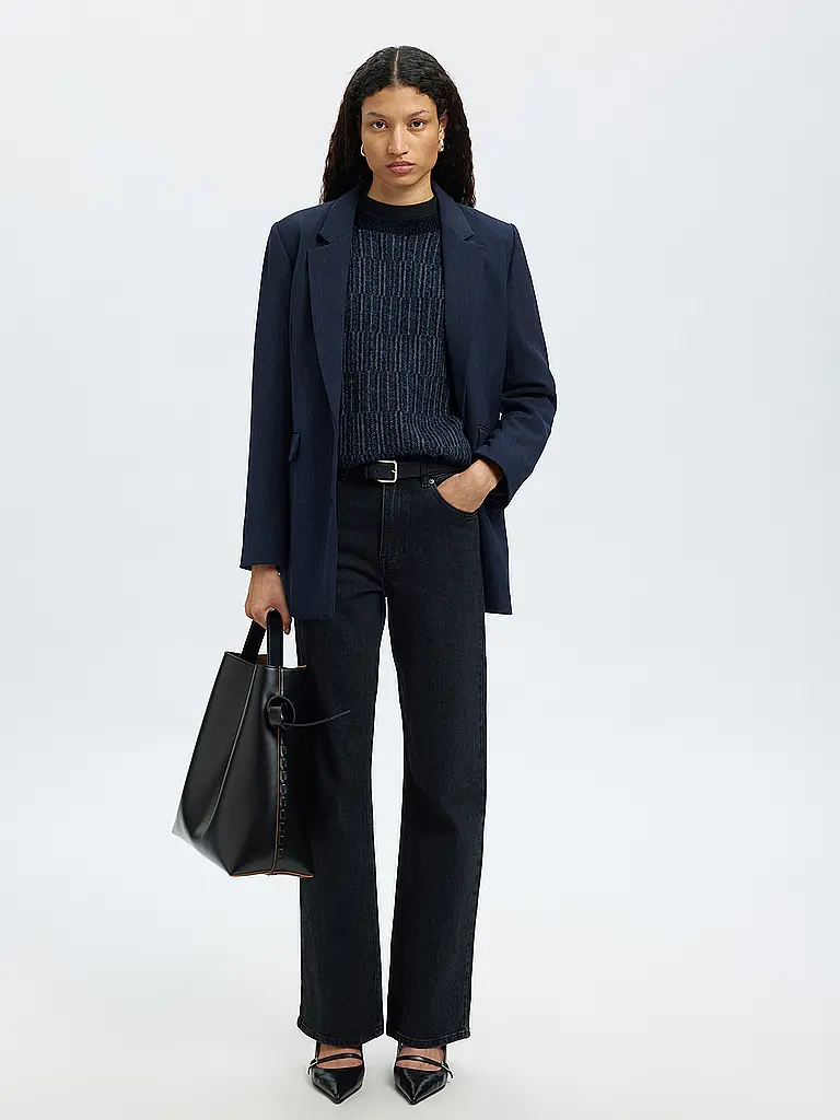 SELECTED FEMME | Pullover SLFALVA | Bleu foncé