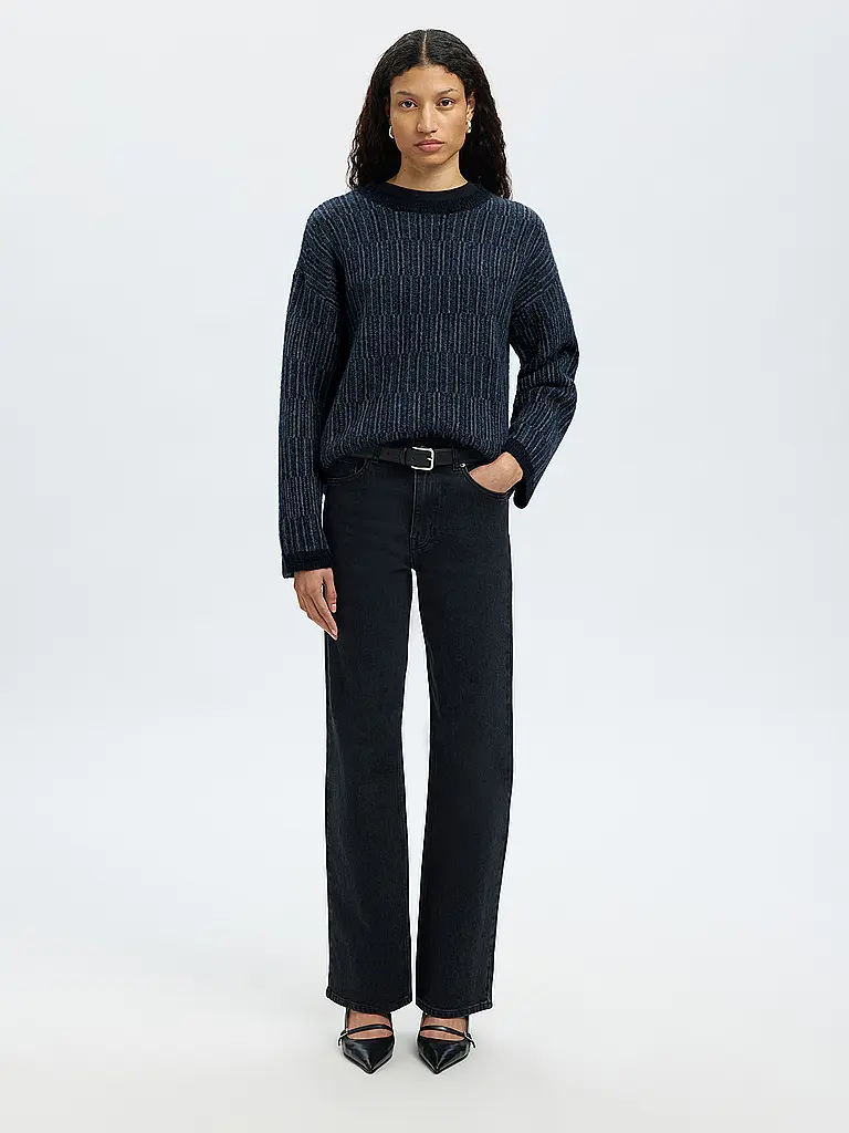 SELECTED FEMME | Pullover SLFALVA | Bleu foncé