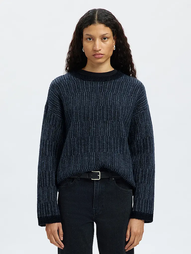 SELECTED FEMME | Pullover SLFALVA | Bleu foncé