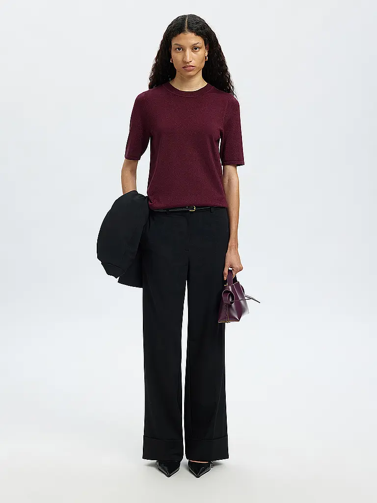 SELECTED FEMME | Pullover SLFLURA | Rouge foncé