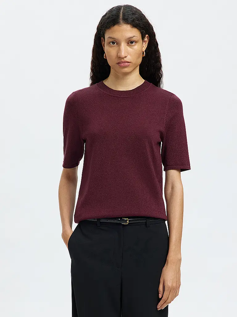 SELECTED FEMME | Pullover SLFLURA | Rouge foncé