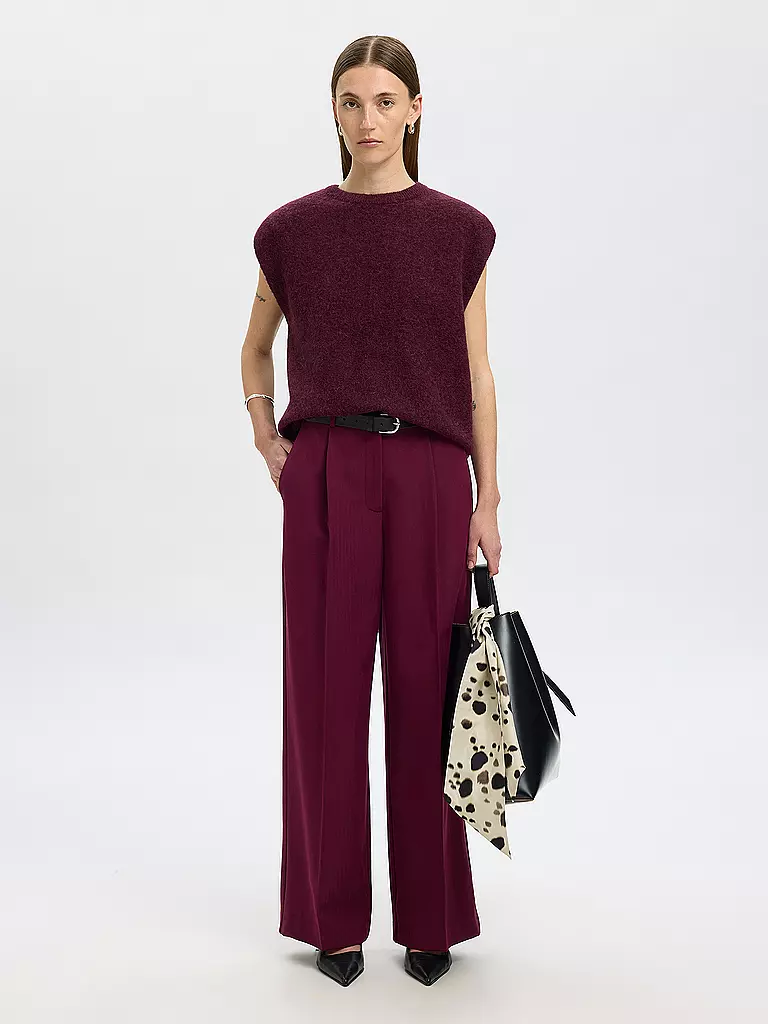 SELECTED FEMME | Pullunder SLFLULU | dunkelrot