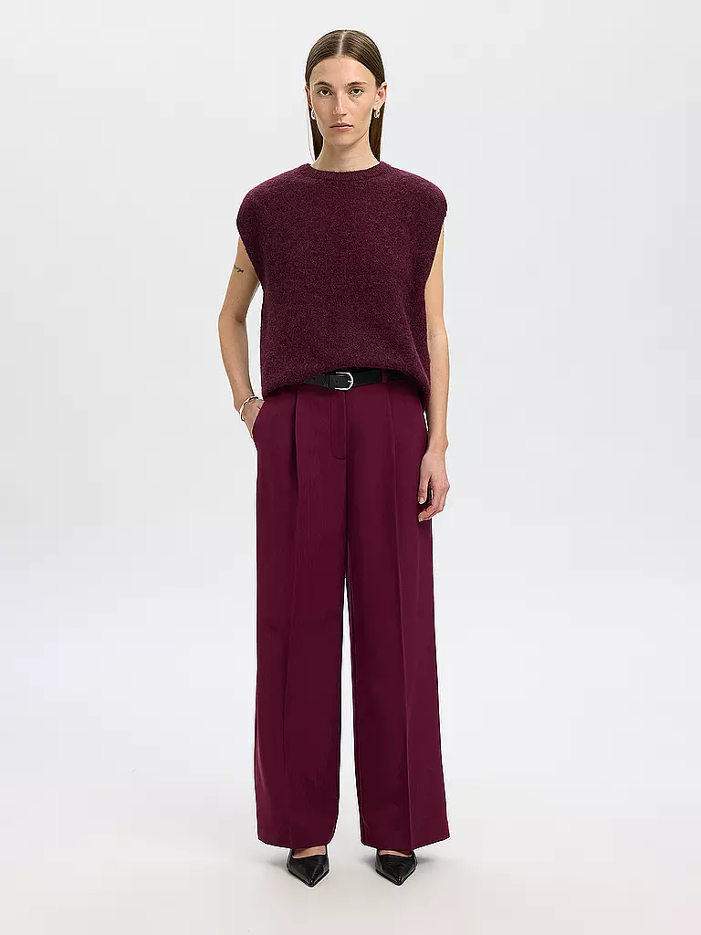 SELECTED FEMME | Pullunder SLFLULU | dunkelrot
