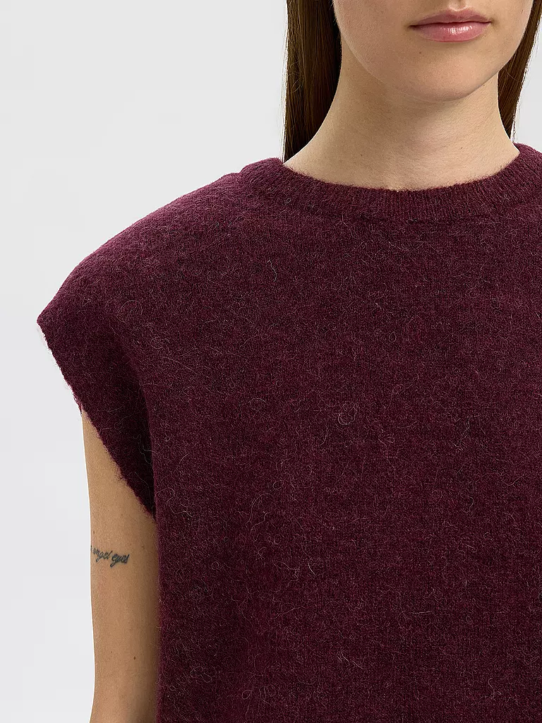 SELECTED FEMME | Pullunder SLFLULU | dunkelrot
