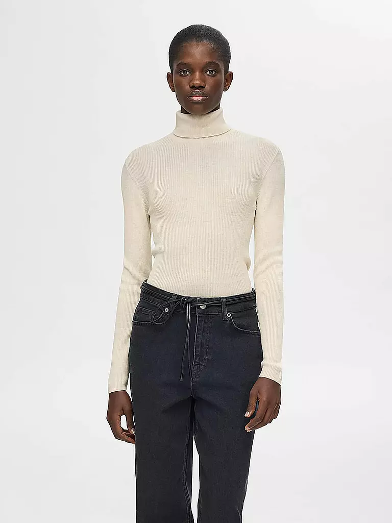 SELECTED FEMME | Rollkragenpullover SLFNAJA | Crème