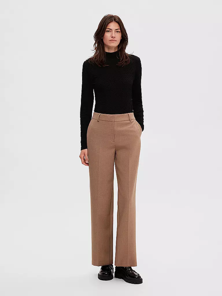 SELECTED FEMME | Stehkragenshirt SLFGINNY | Noir