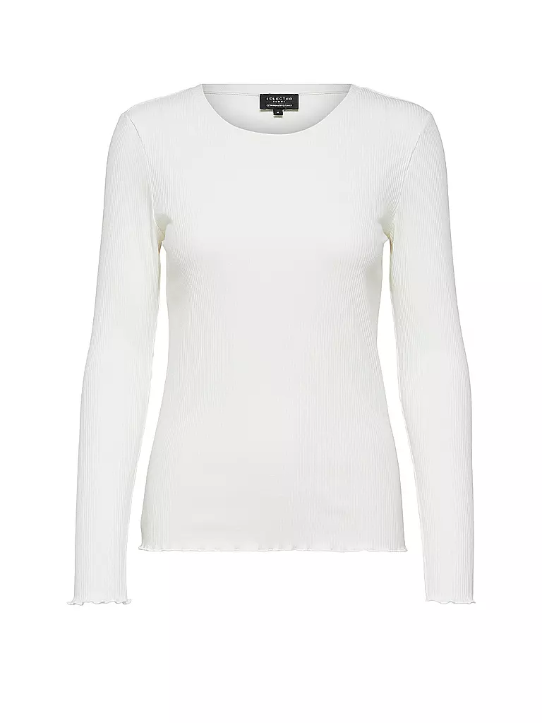SELECTED FEMME | T-shirt à manches longues SLFANNA | weiss