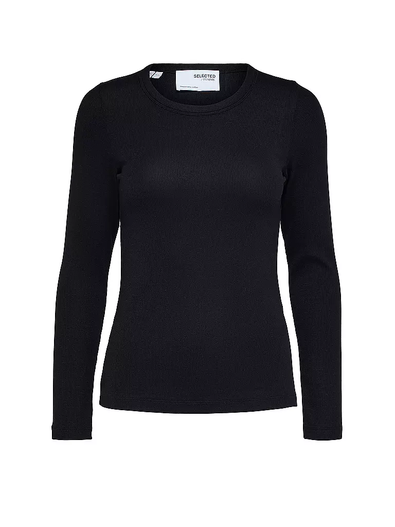 SELECTED FEMME | T-shirt à manches longues SLFDIANNA | schwarz