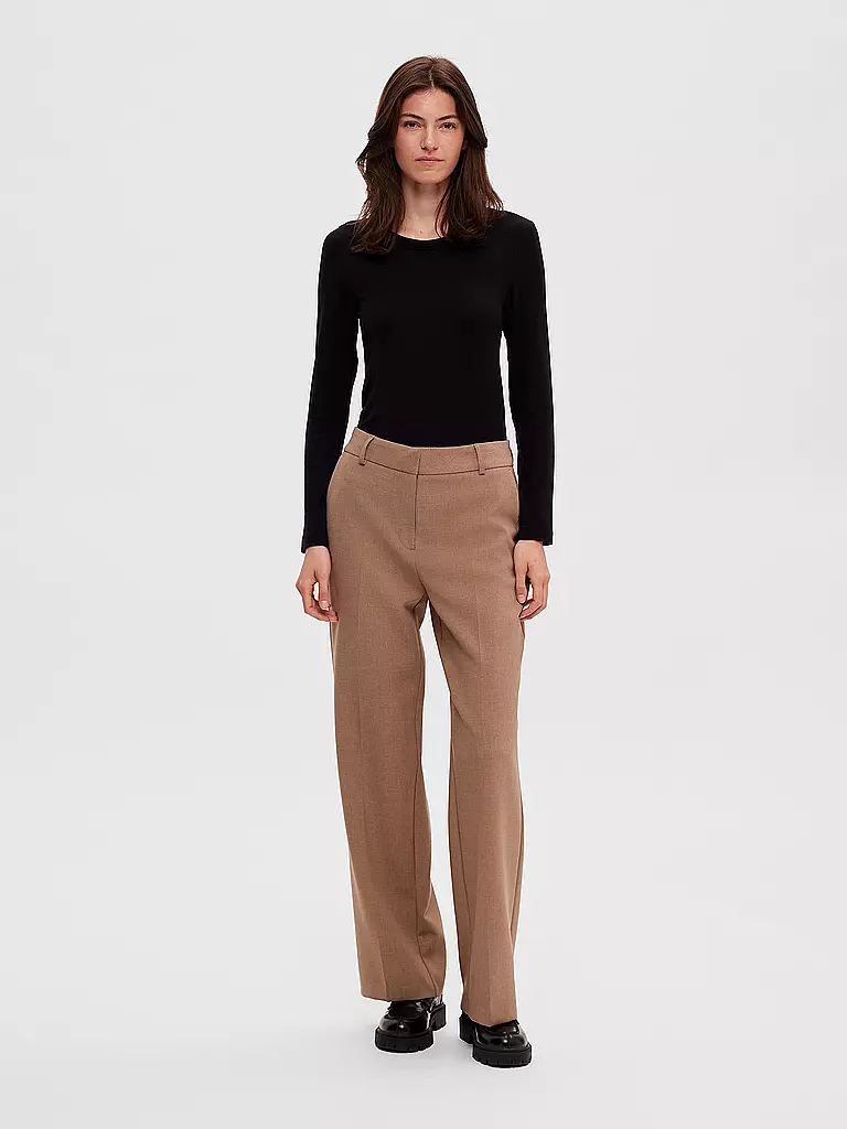 SELECTED FEMME | T-shirt à manches longues SLFDIANNA | schwarz